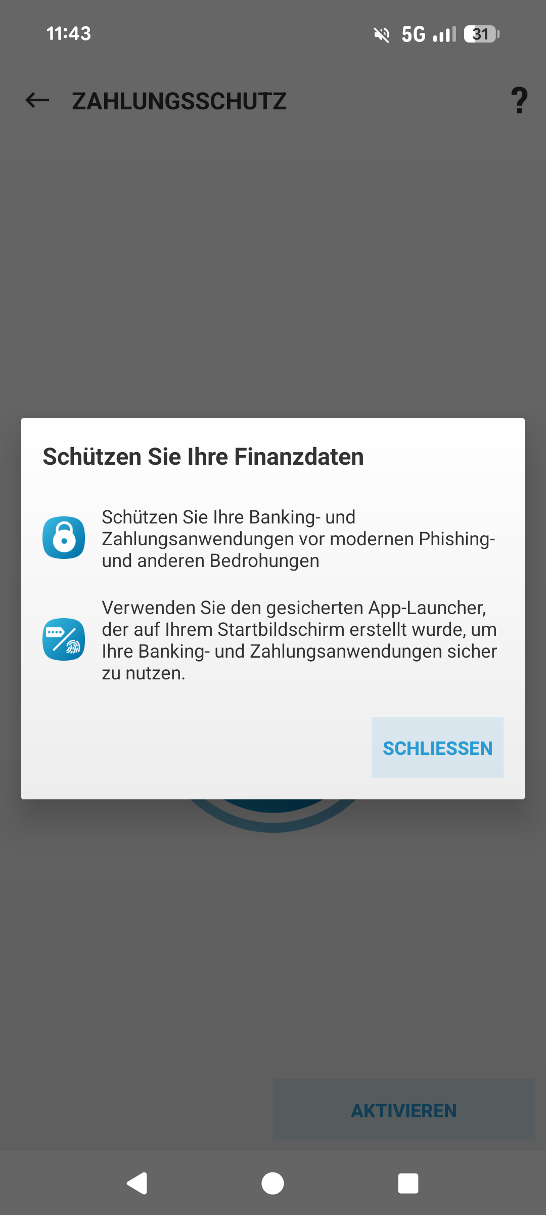 ESET Zahlungsschutz für Banking-Apps konfigurieren
