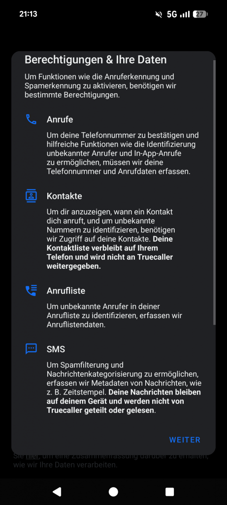 Truecaller Test 2026: Sicherer Schutz oder Daten-Risiko? 3 Truecaller Berechtigungen für Kontakte SMS und Anruflisten unter Android