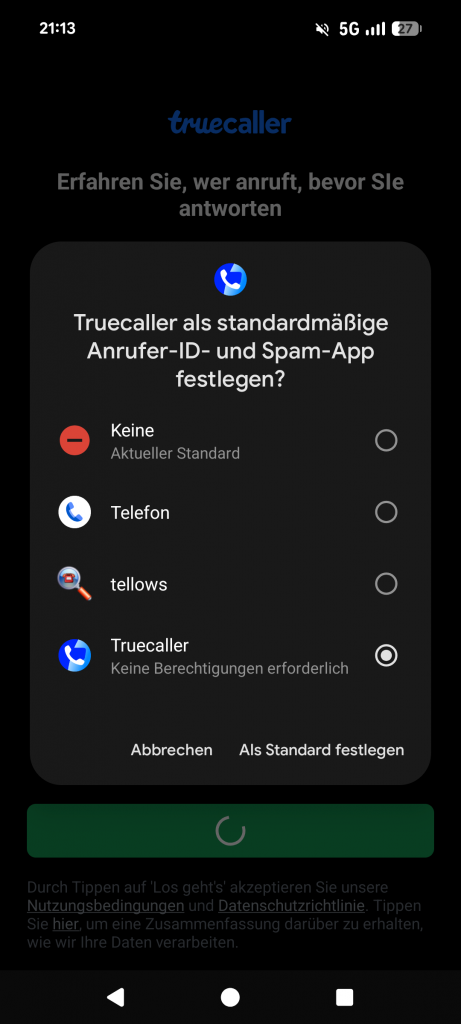 Truecaller Test 2026: Sicherer Schutz oder Daten-Risiko? 2 Truecaller Test 2026 App als Standard-App für Anrufer-ID und Spam-Schutz festlegen
