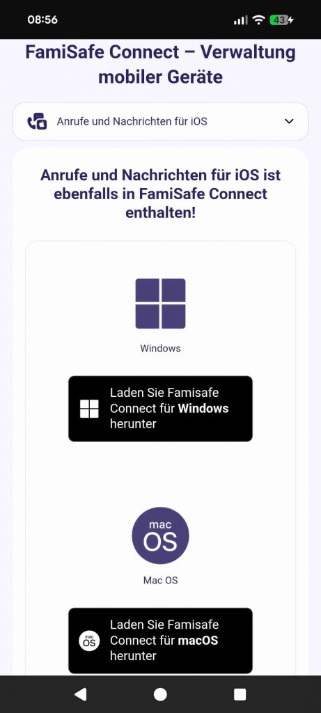 FamiSafe Test & Erfahrungen 2026: Mein ehrlicher Testsieger 5 FamiSafe Test & Erfahrungen 2026 - Anrufe und Nachrichten iOS