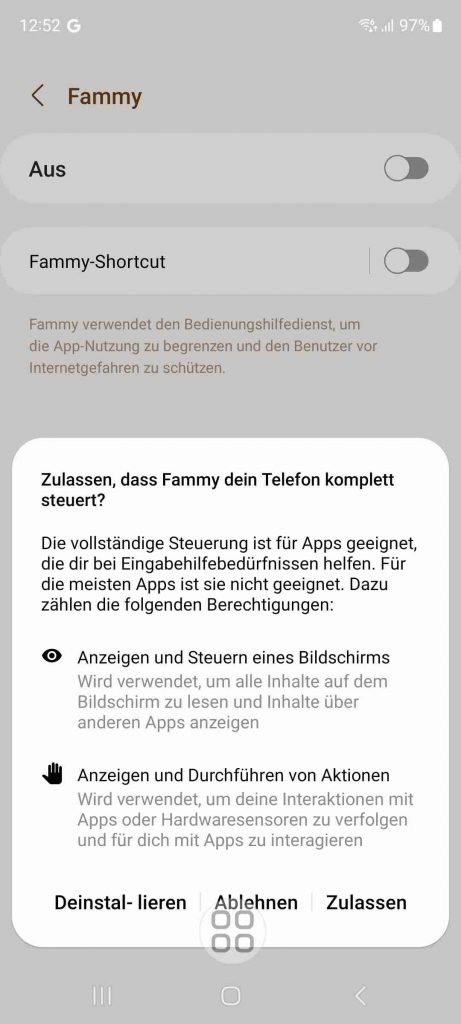 FamiSafe Test & Erfahrungen 2026: Mein ehrlicher Testsieger 32 FamiSafe Test & Erfahrungen 2026 - Berechtigungen 2