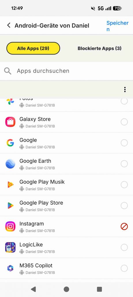 Norton Family Test 2026 - App Sperren