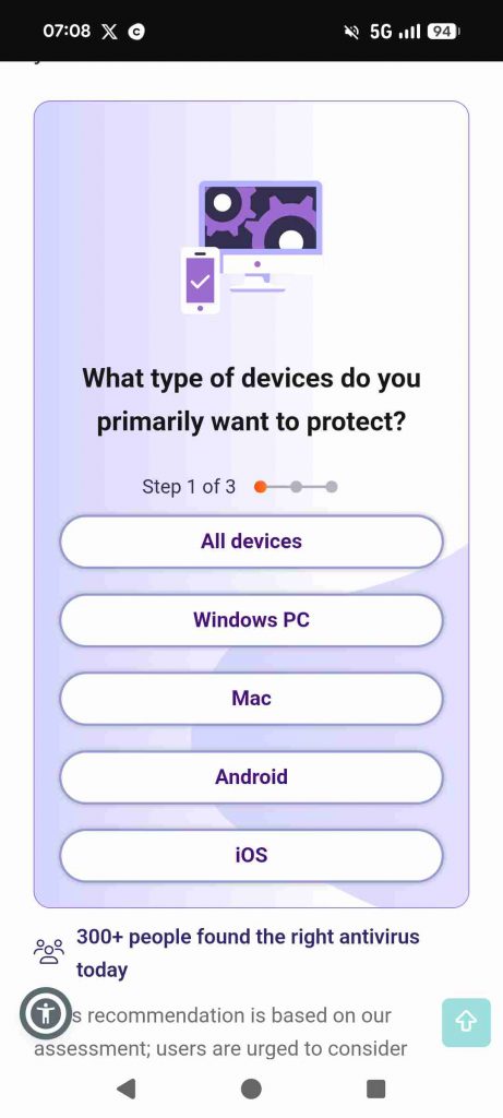 Norton Family Test 2026 - Einrichtung Geräteauswahl