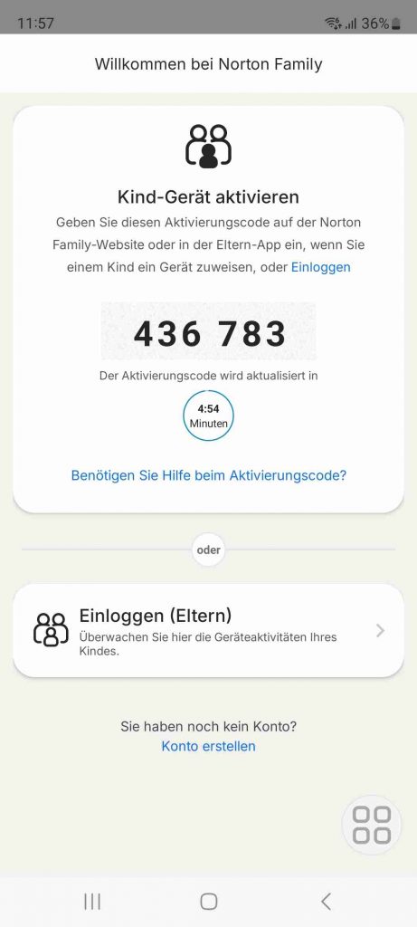 Norton Family Test 2026 - Einrichtung Kinder App