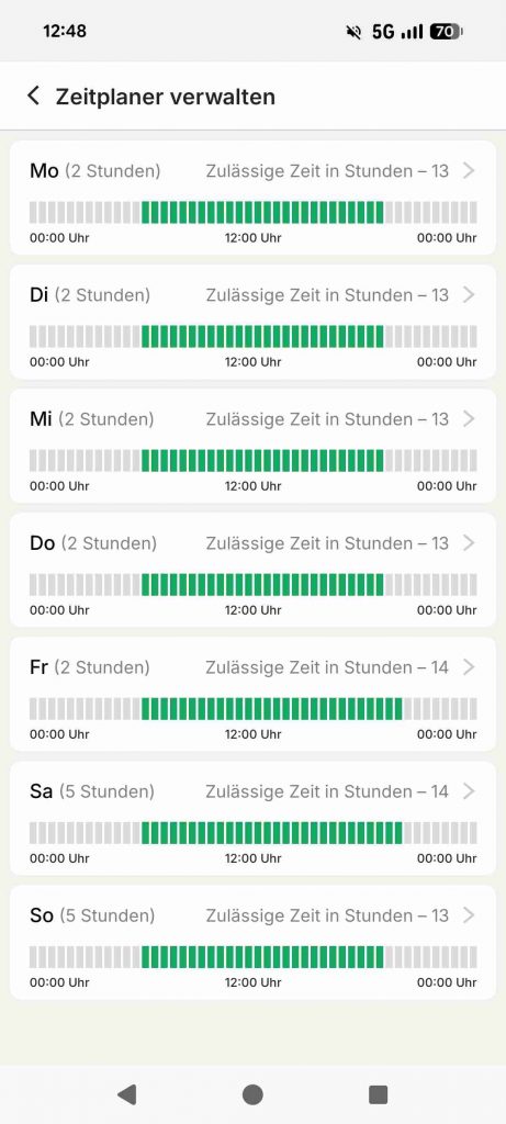 Norton Family Test 2026 - Zeitplaner
