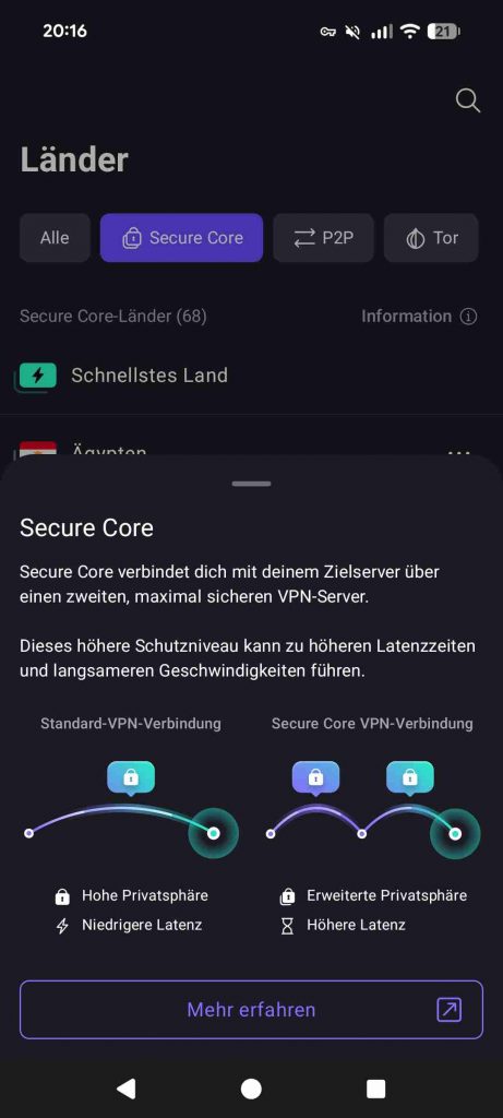 Proton Vpn Erfahrungen 2026 - Server Verbindung Secure Core