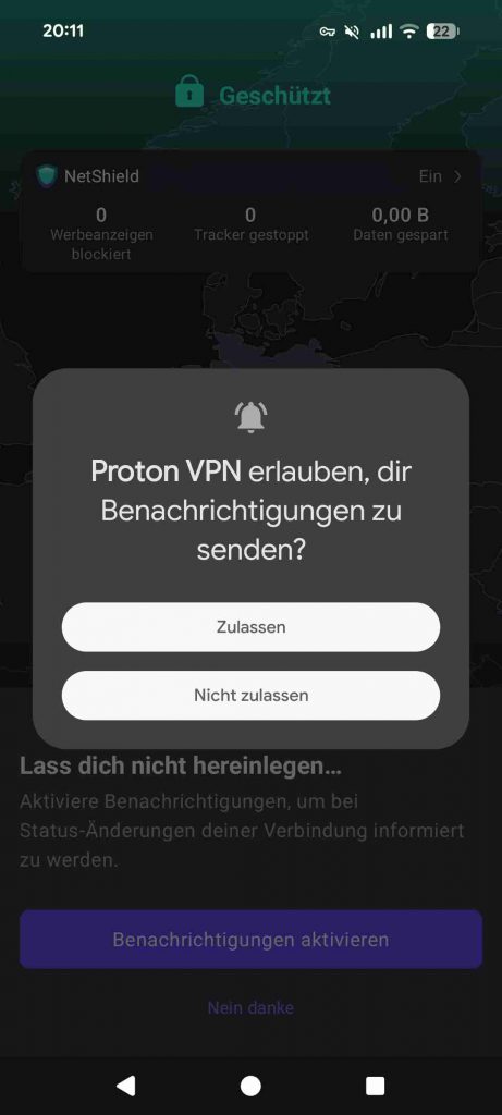 Proton Vpn Plus Test 2026 - Einrichtung Benachrichtigungen