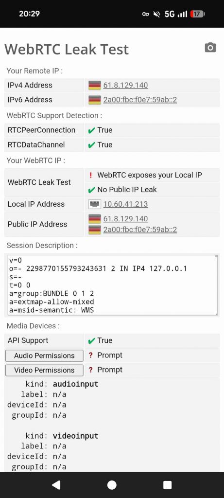 Proton Vpn Plus Test 2026 - Leakage Test Webrtc