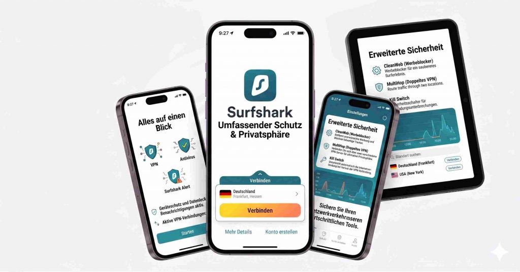 Surfshark VPN Test Handy 2026 Titelbild